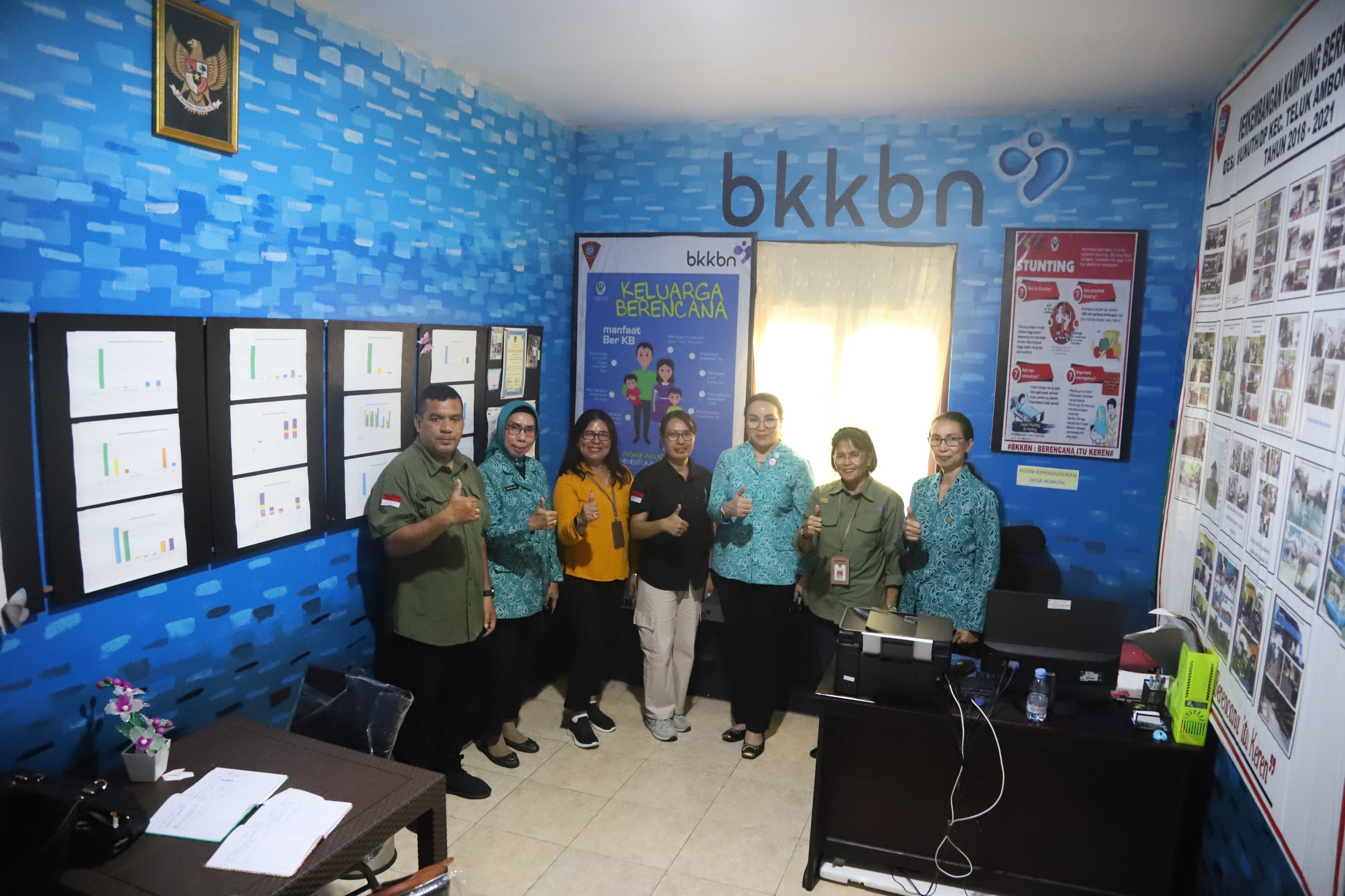 Kunjungan Ketua TP-PKK Kota Ambon, Ny. Lisa  Wattimen ke Posyandu Sumber Kasih